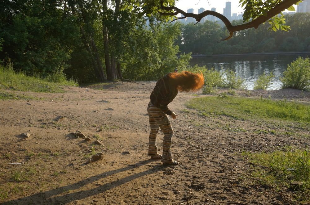 Redhair on slope  #10