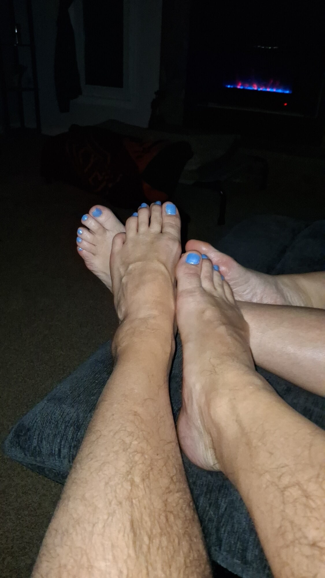 Playing footsie with my girlfriend #7
