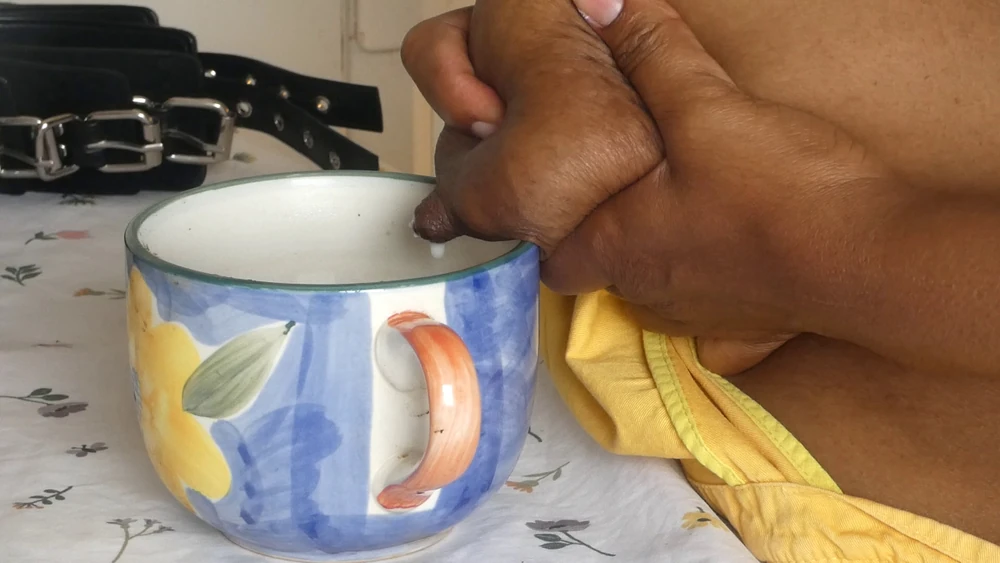 Serving tea with milk - new video on (26:30) Faphouse #5