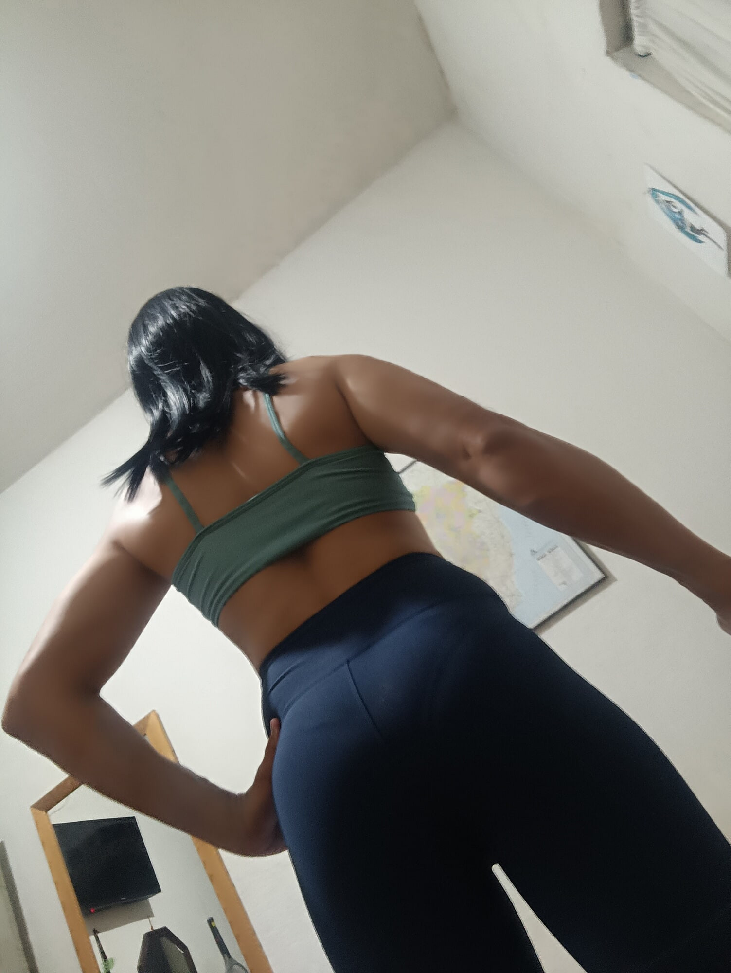 Sakura Nakamura Cute Legging Gym  #47