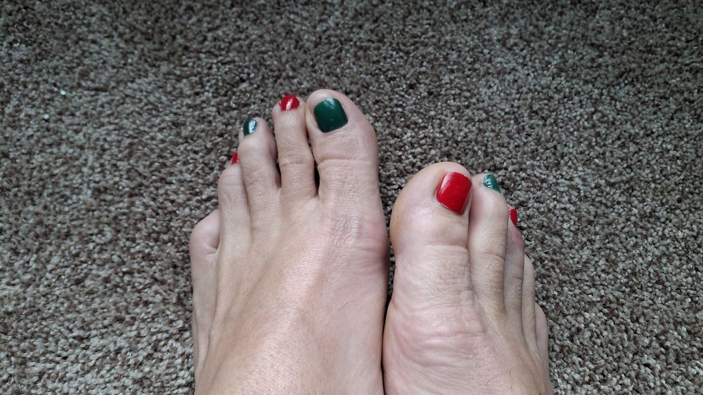 My Christmas toes #16