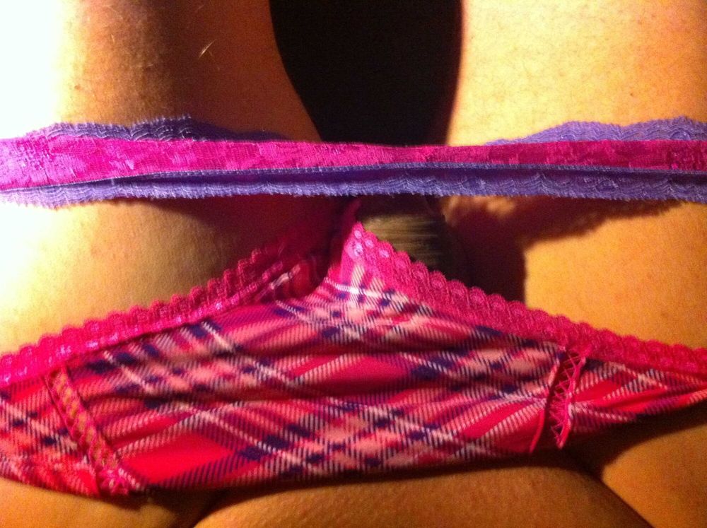 horny sissy danipig hard in panties #5