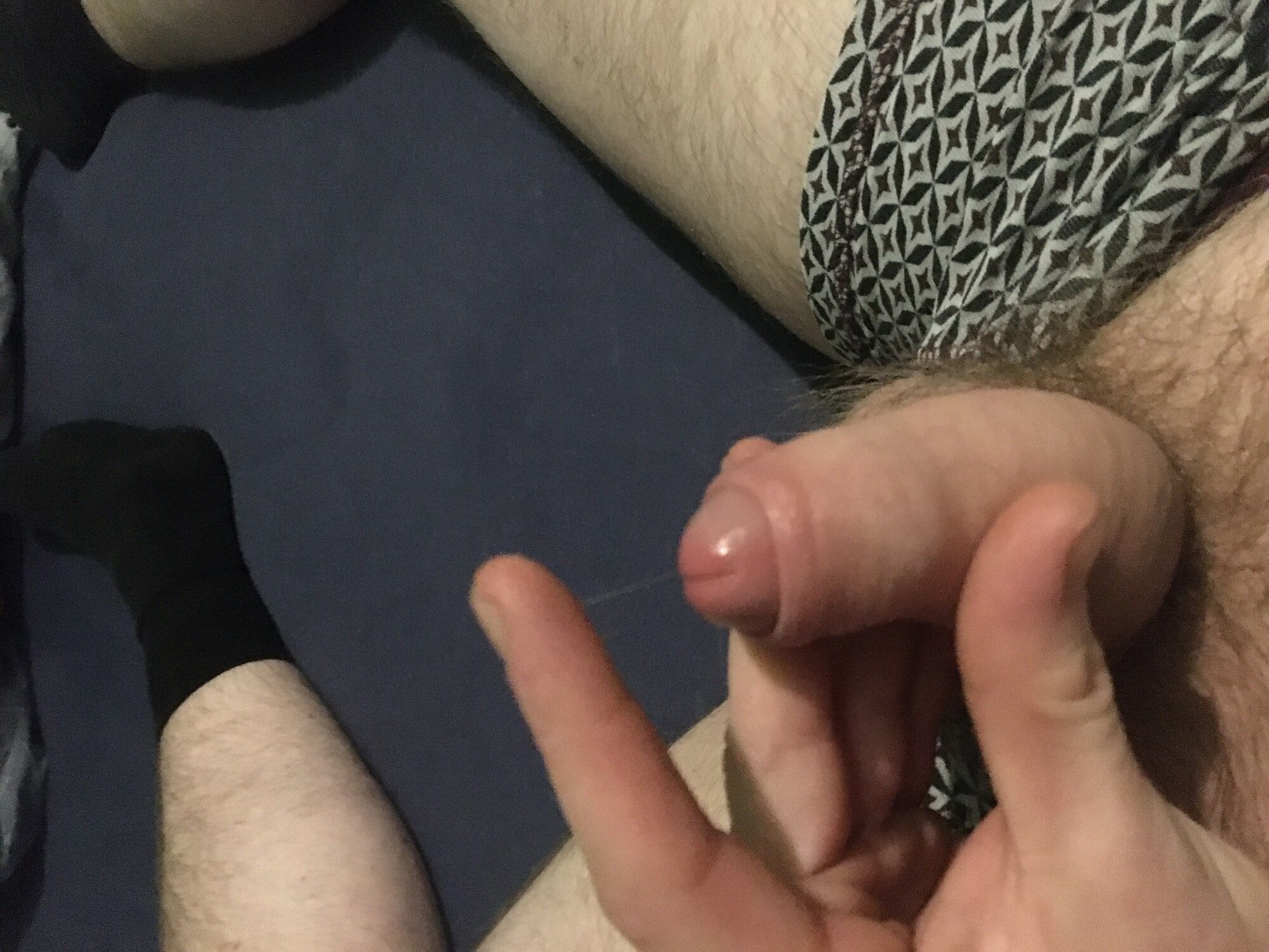 Hairy Dick And Balls Foreskin Pre-cum Play #28