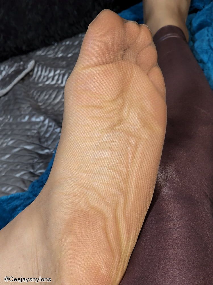 Big Sexy Feet in Pantyhose 2 #6