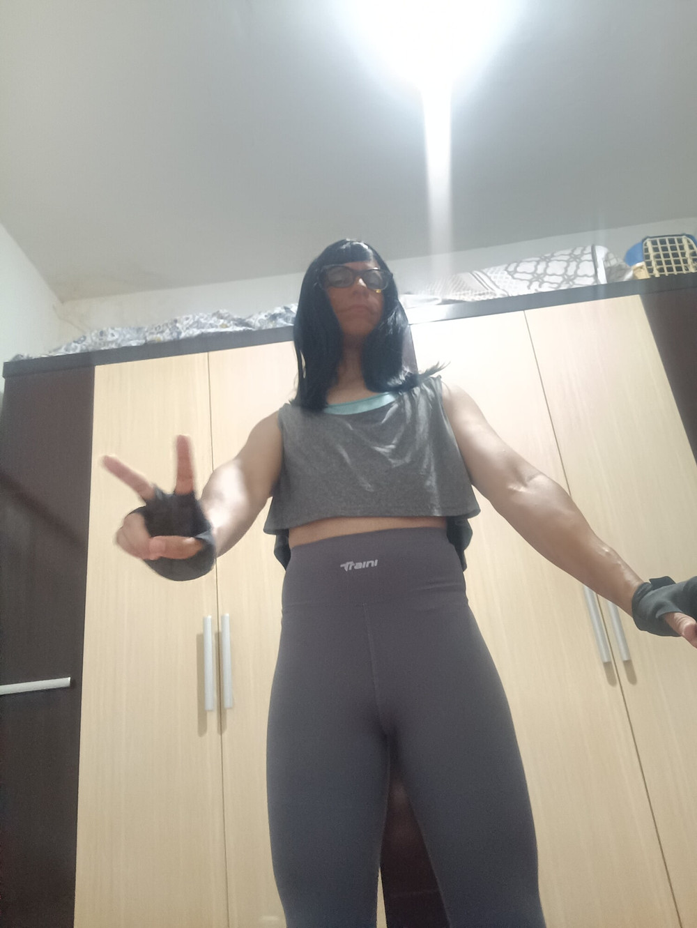 Sakura Nakamura Skinner legging Grey  #53