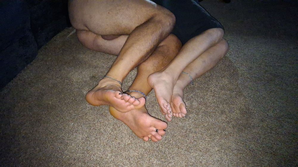 Showing off our legs and feet #13