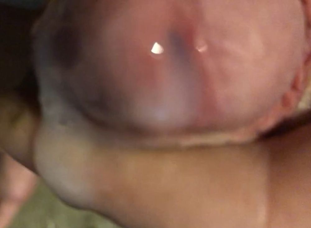 Various spits and squirts from my cock... #6