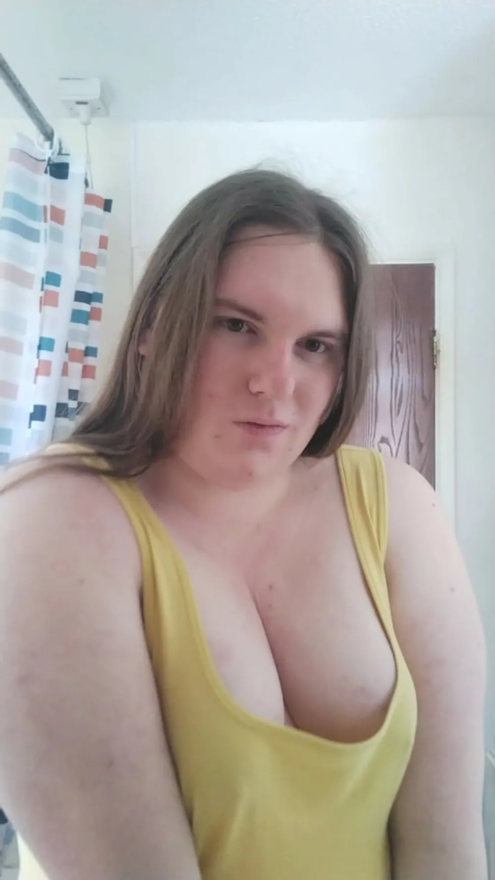 My sexy yellow vest top  #2