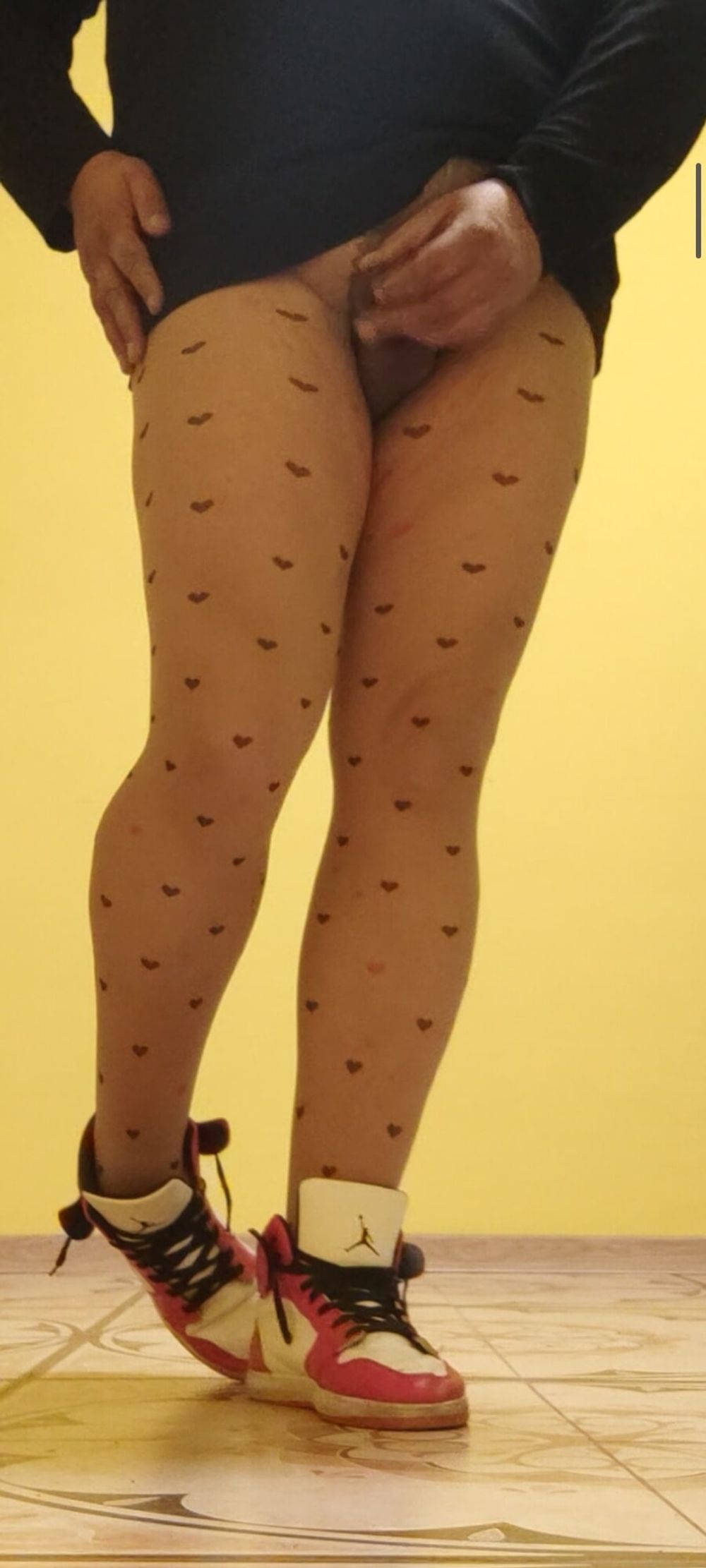 Ripple pantyhose on me #31