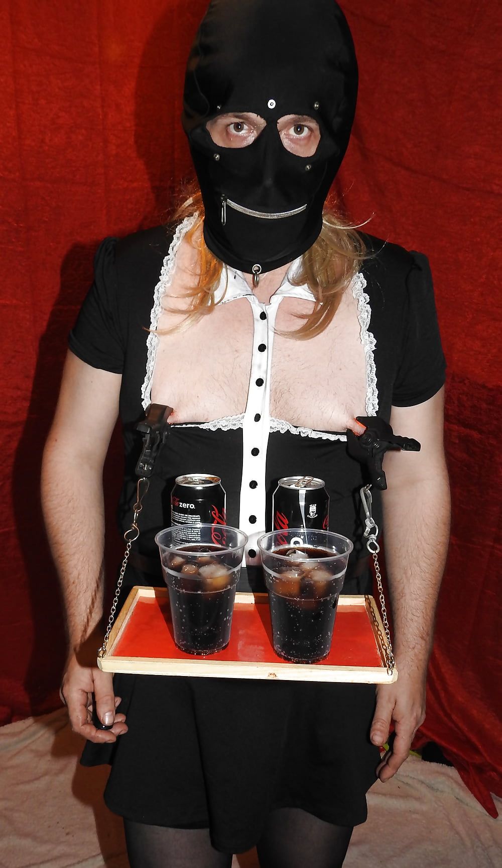 SissyMaid served cold drinks #6
