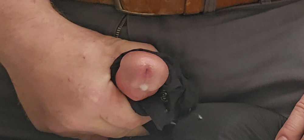 Masterbating with panties close up #7