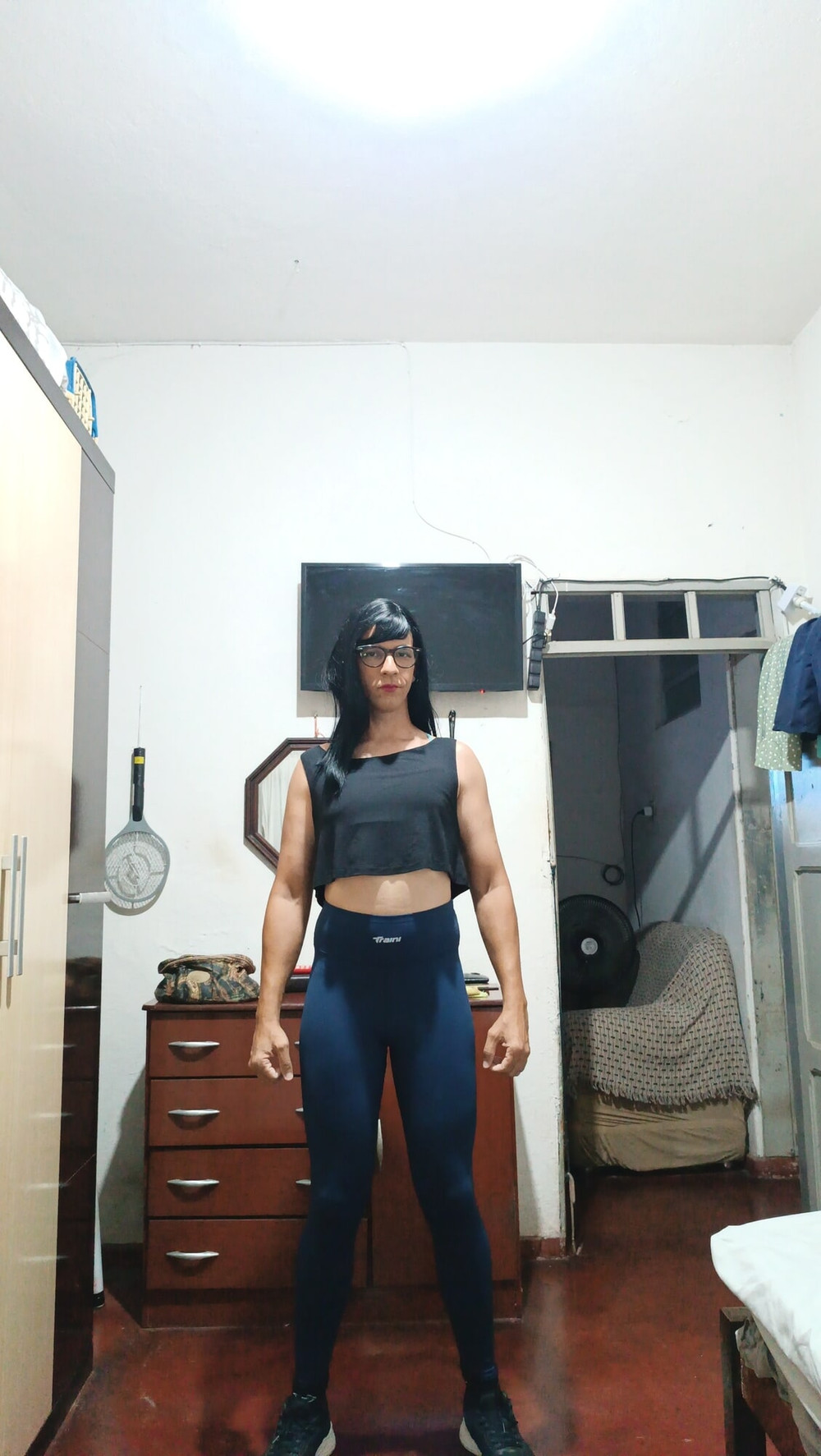 Sakura Nakamura Cute Legging Gym  #7