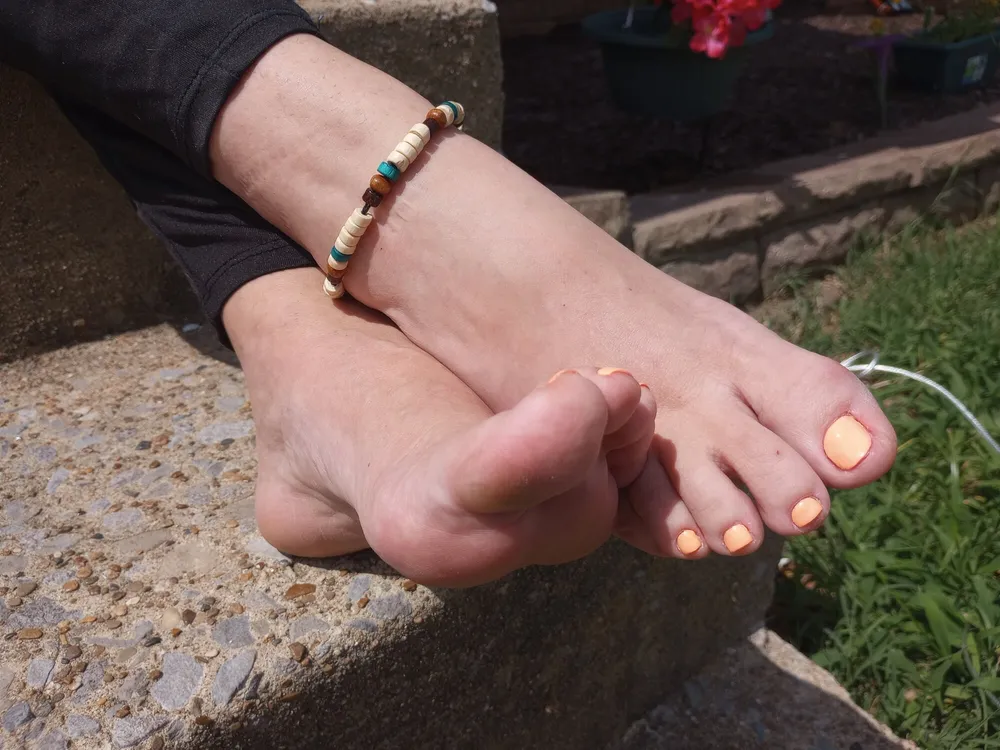 Showing Off Her Anklet 2 #4