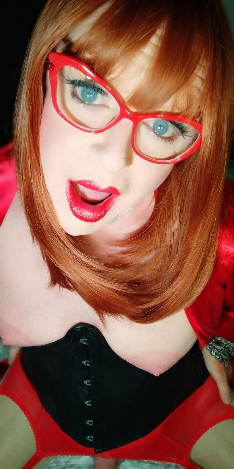 Crossdressing redhead  #39