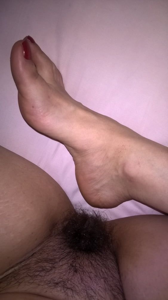 Hairy Mature Wife JoyTwoSex Feet #19