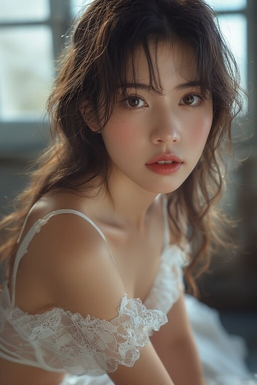 Beautiful Asian Girls in White  #8