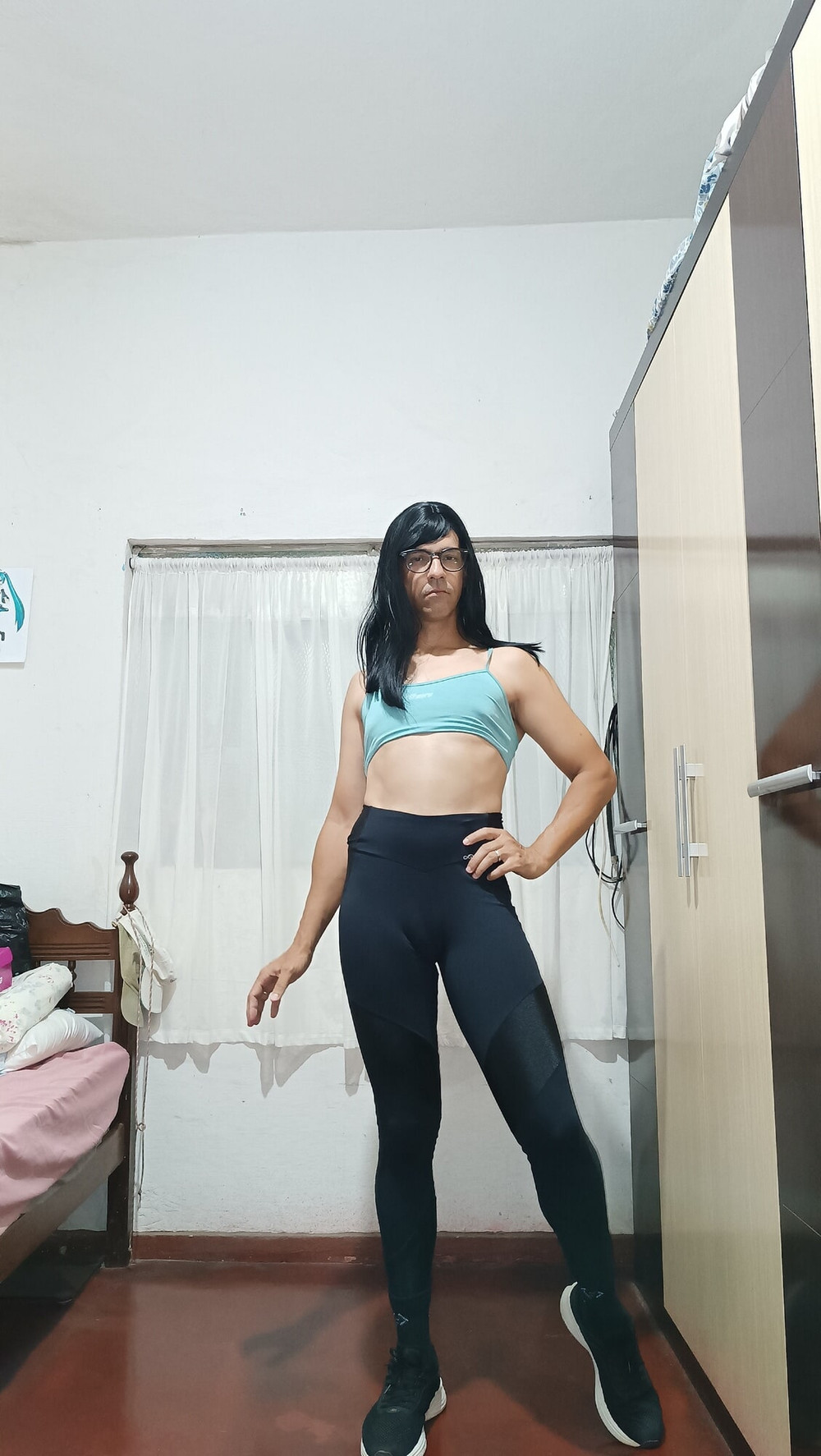 Sakura Nakamura Skinner Legging Gym  #42