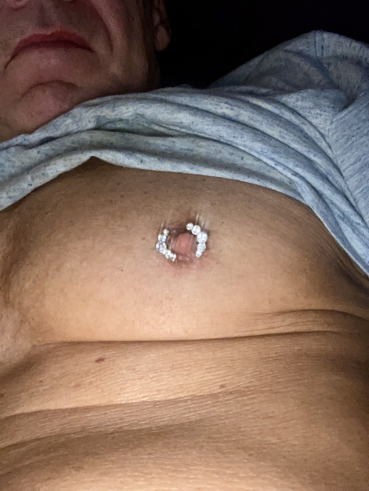 Sexy cissy panties and nipple piercings  #10
