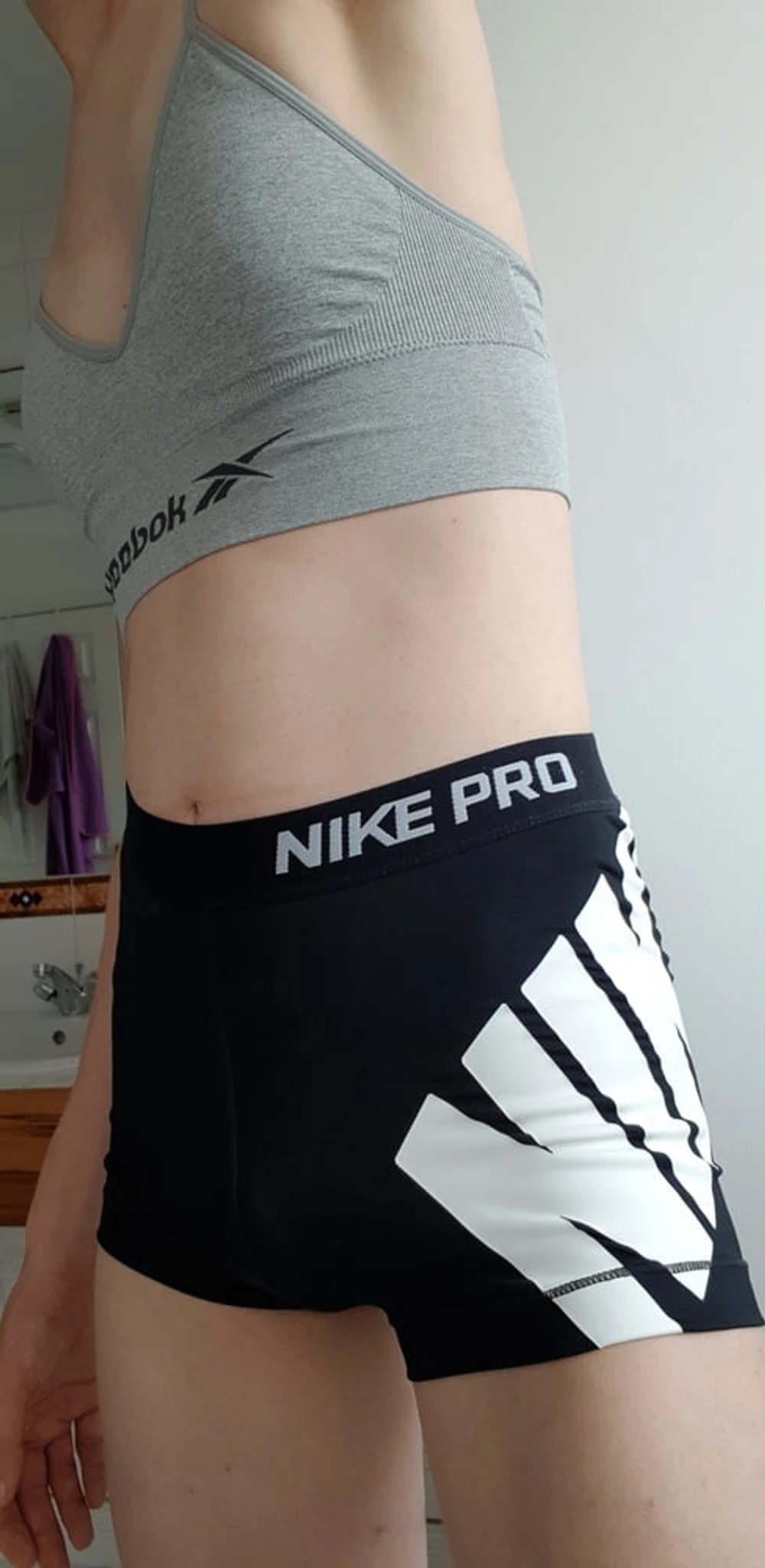 Nike Pro Shorts + Reebok Bra #4