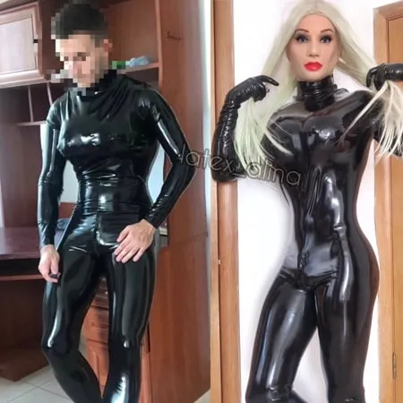 Male to Rubber Doll Transition 