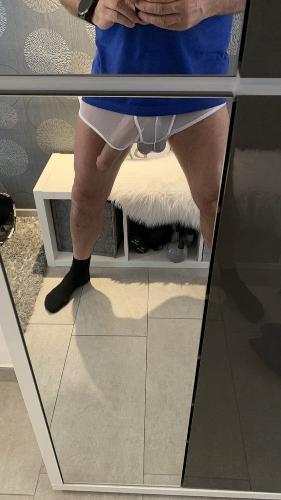 XXL Huge Cock Balls mesh shorts #4