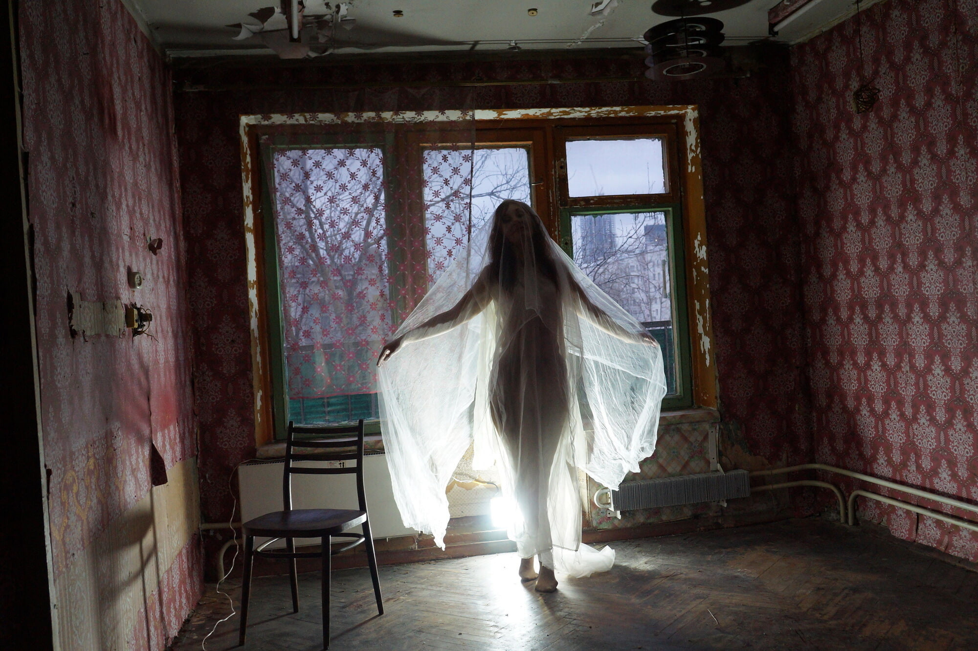 Ghost in a-maj in abandoned House #20