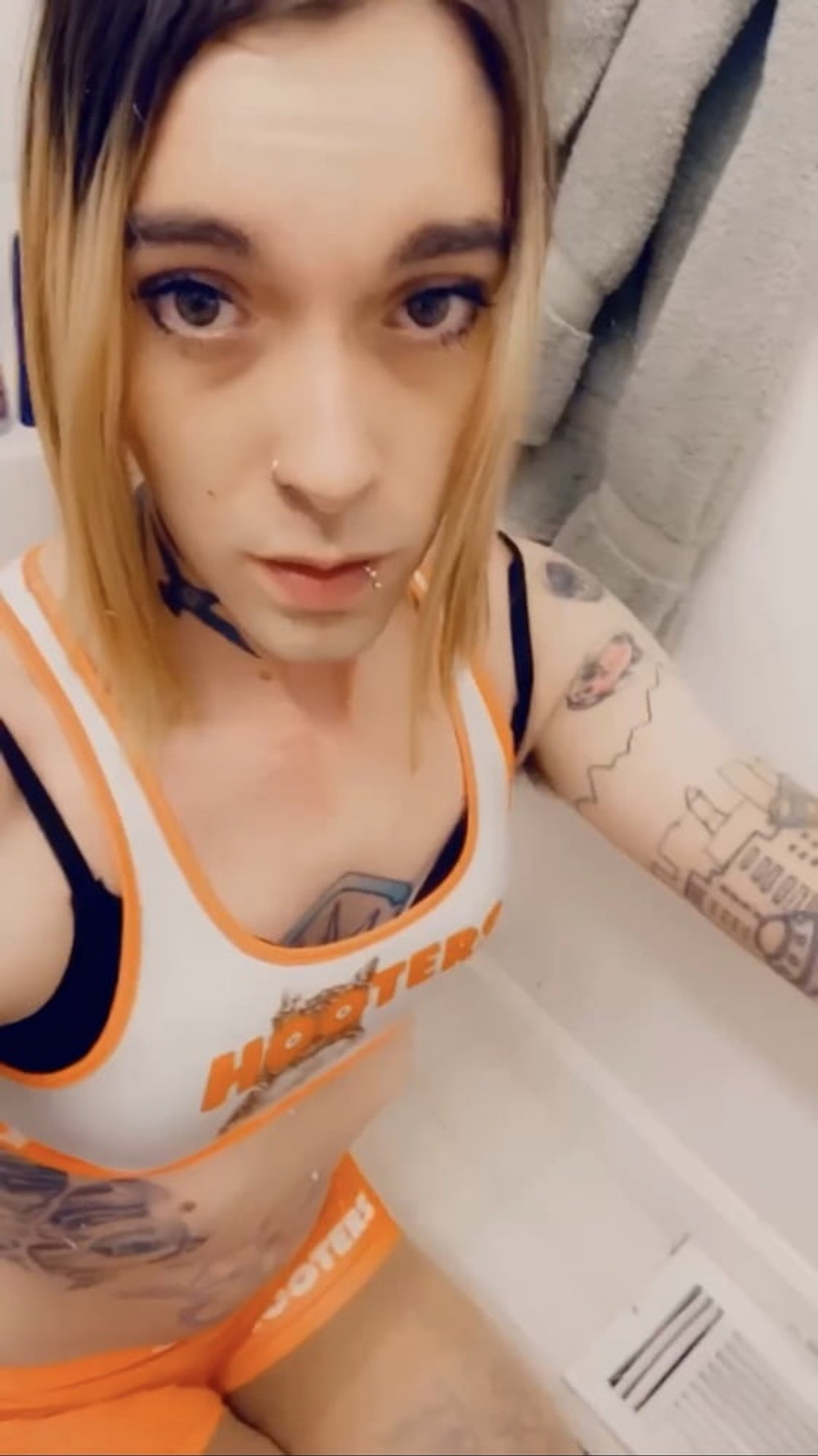 Hooters Waitress Slut #25