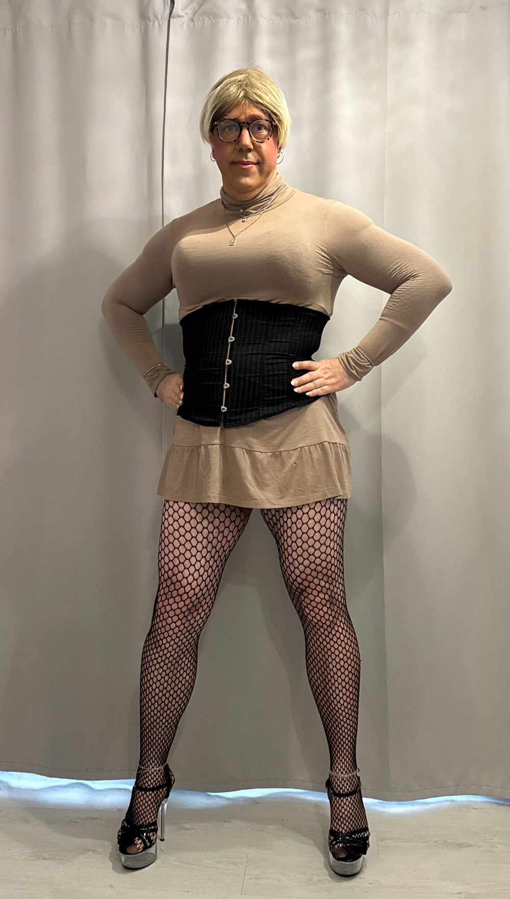 In a skirt and heels #2