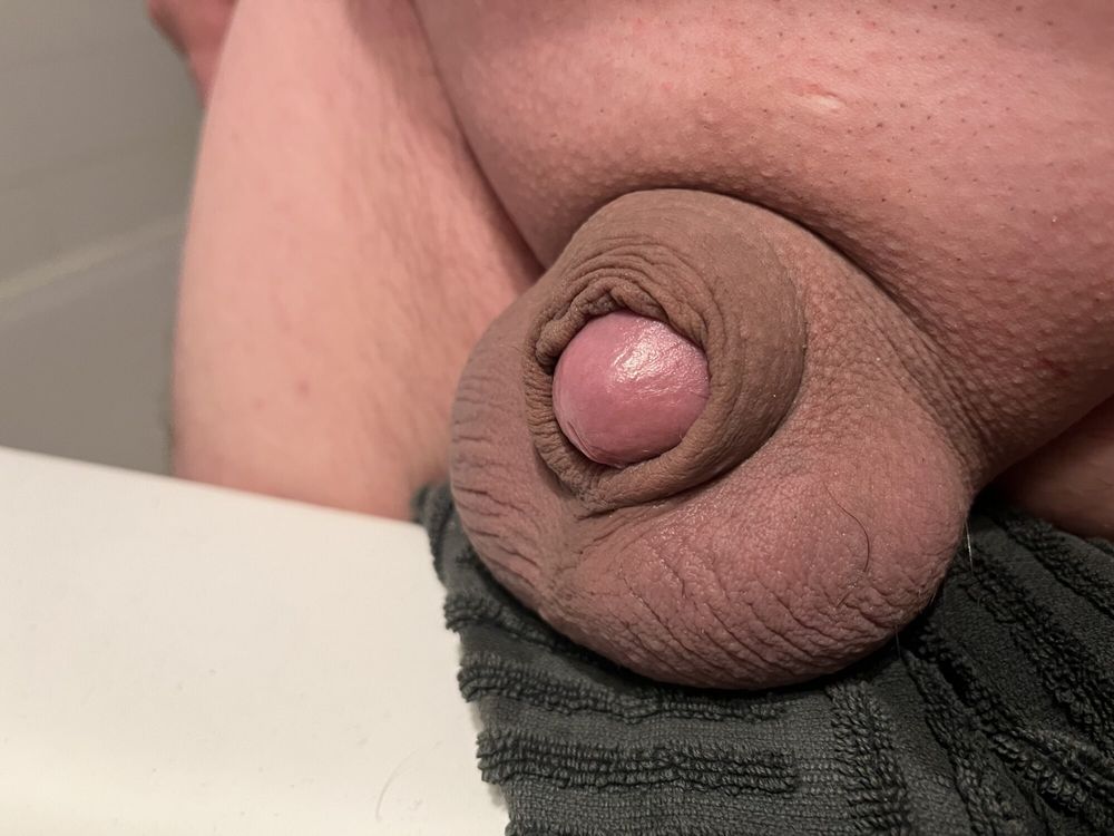 Shaved uncut babydick