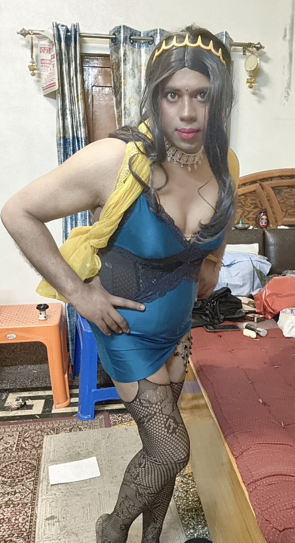 Verronika69 Sexy Desi Queen in Fishnets #16