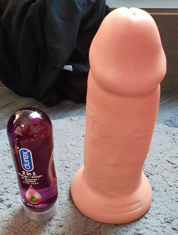 10" (7,6cm Diameter) Dildo up my ASS #9