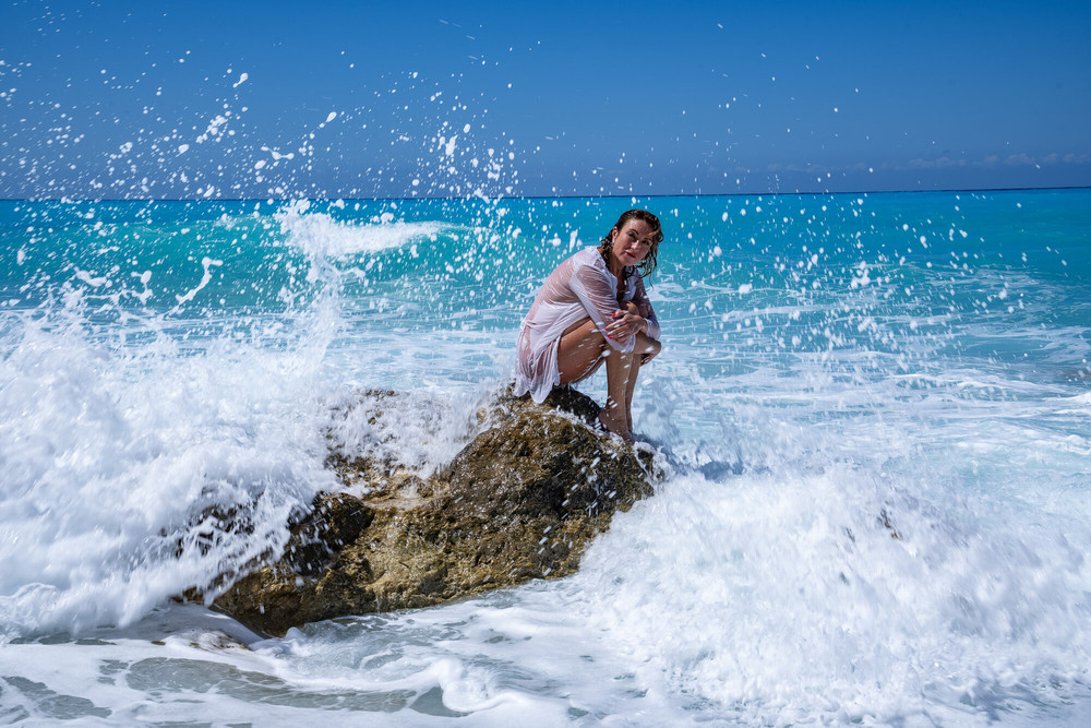 Julia and Anita by the beach #13
