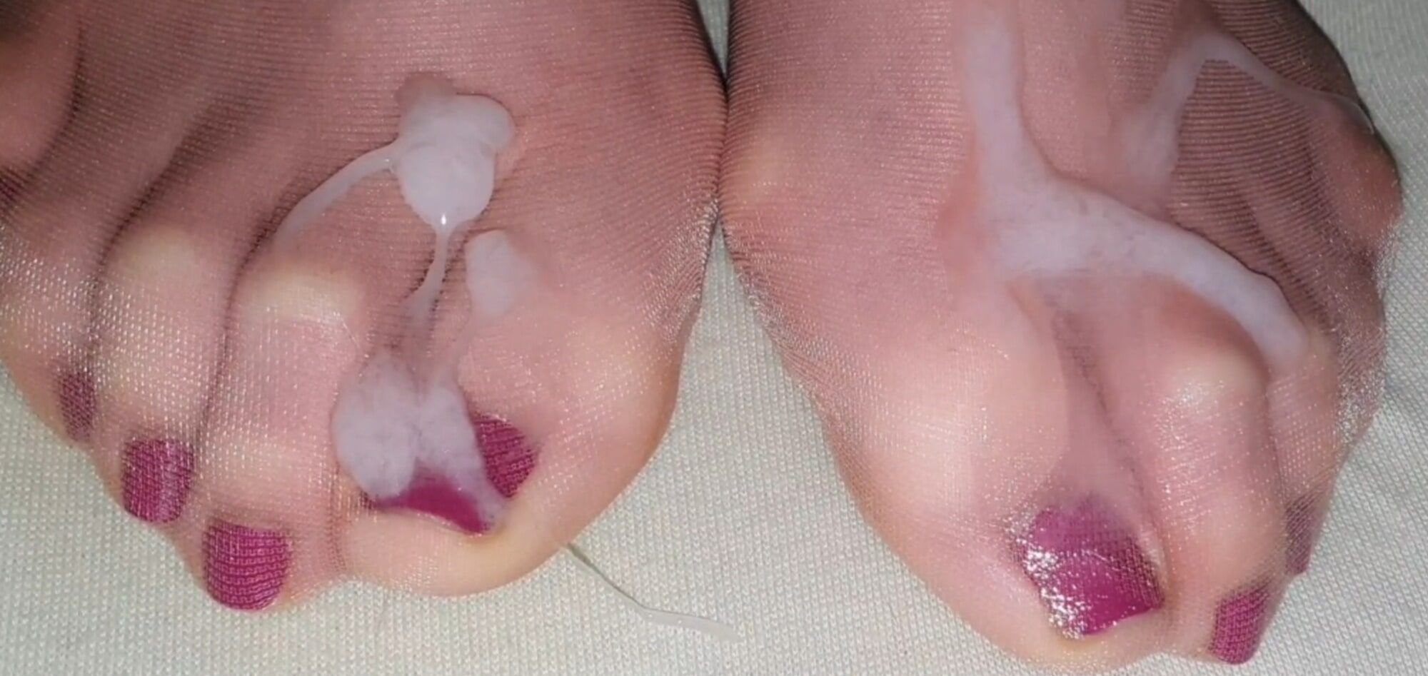 Semen on wife&#039;s feet all the time #12