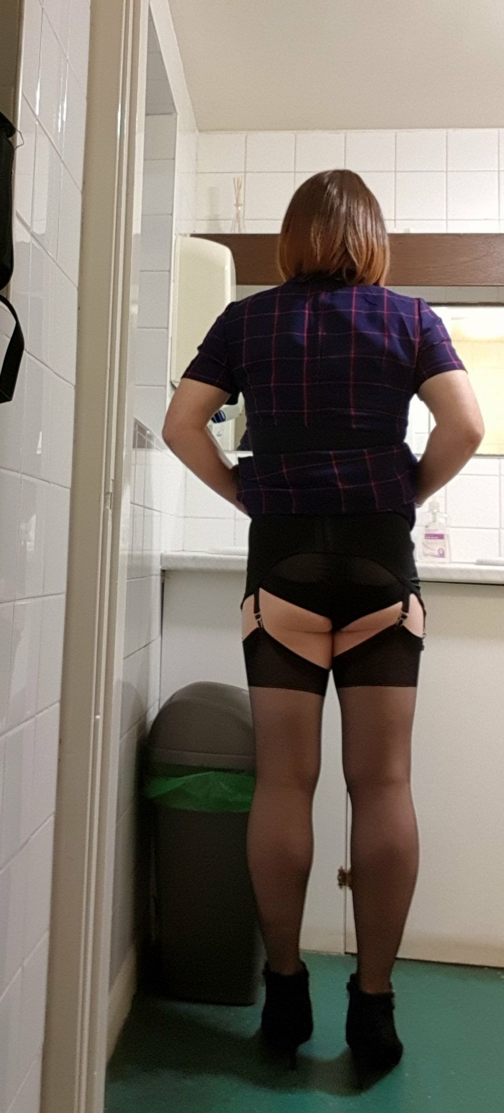 Crossdresser rear view  #17