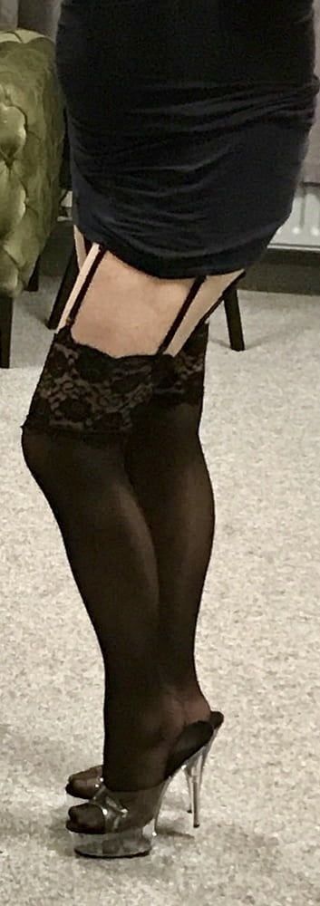 Sexy black stockings #7