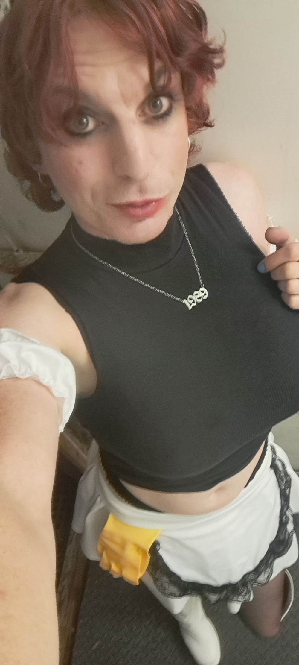 Sissy doll Abi Wood needs a daddy to oversee feminisation x