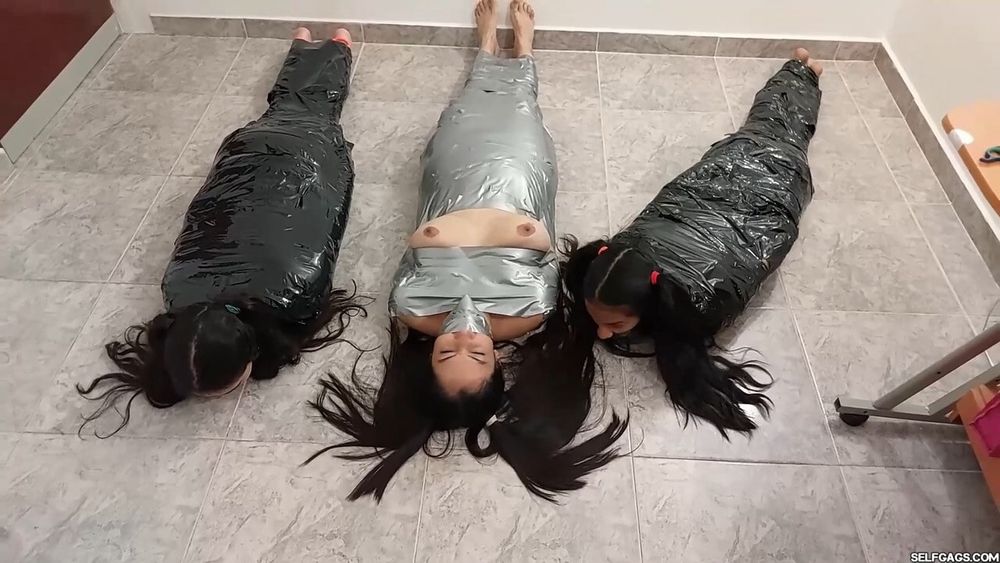 Mummified MILF And Her Two Girls - Selfgags #14