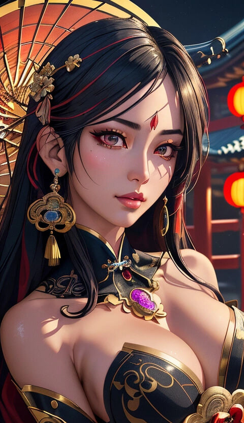 chinese temple (Ai models) #17