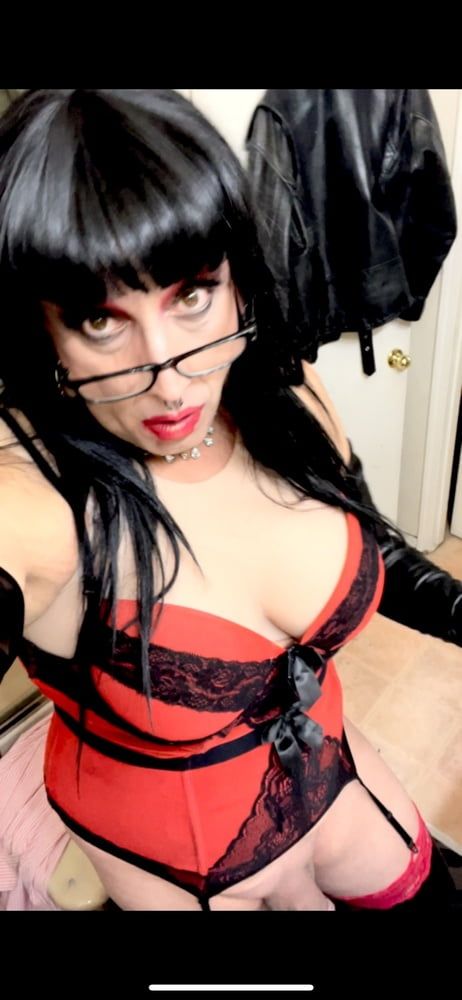 Gloves Mistress In Red  #32