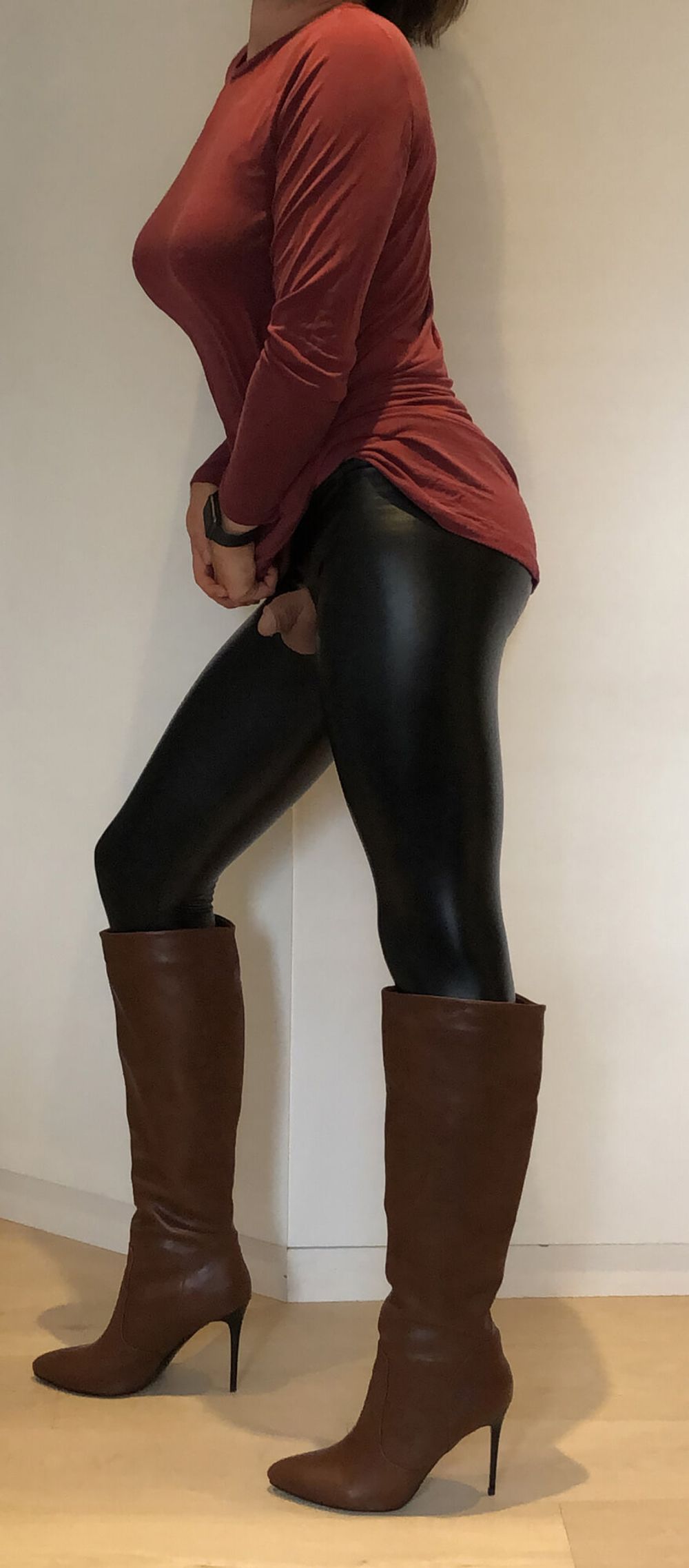 Latex leggings #3