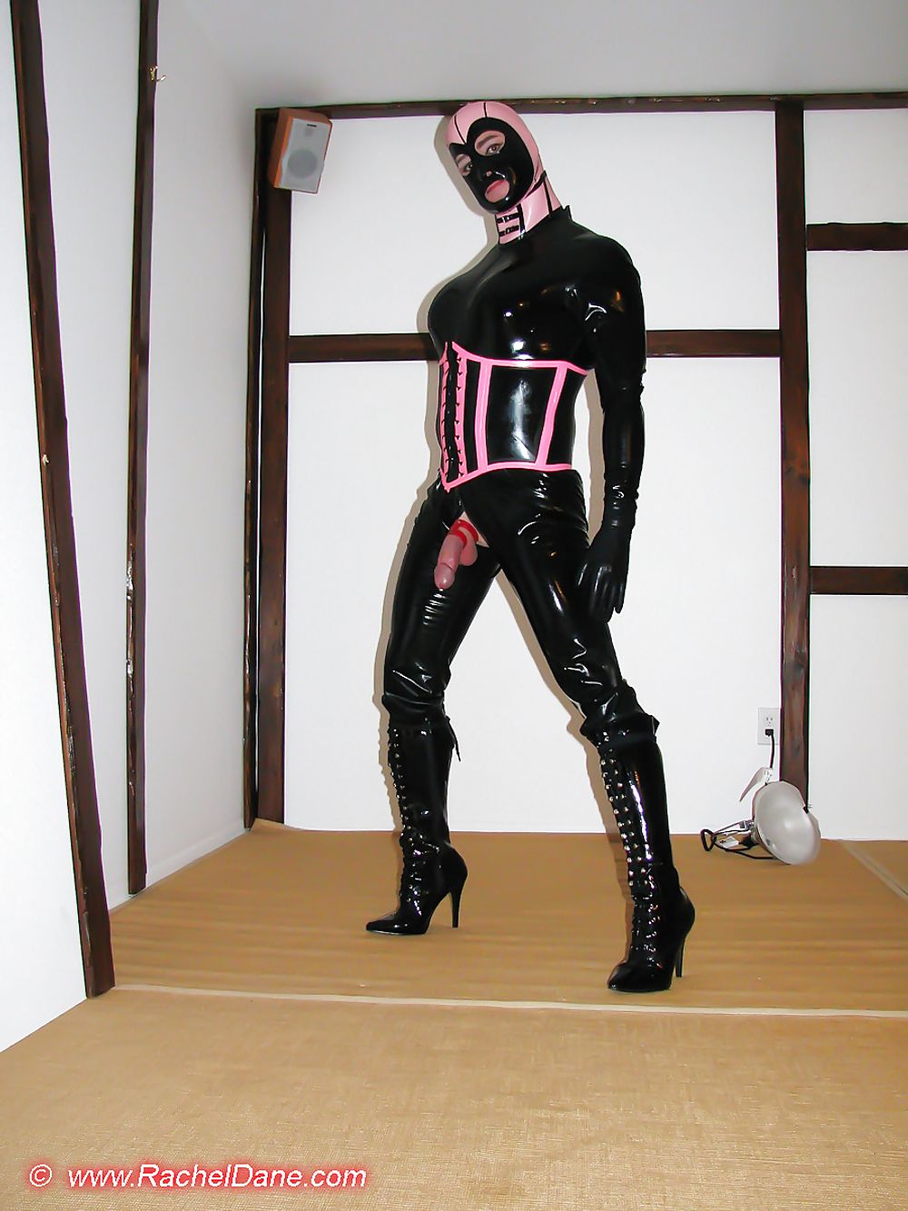 Rubber Shemale Sex Slave for sale!