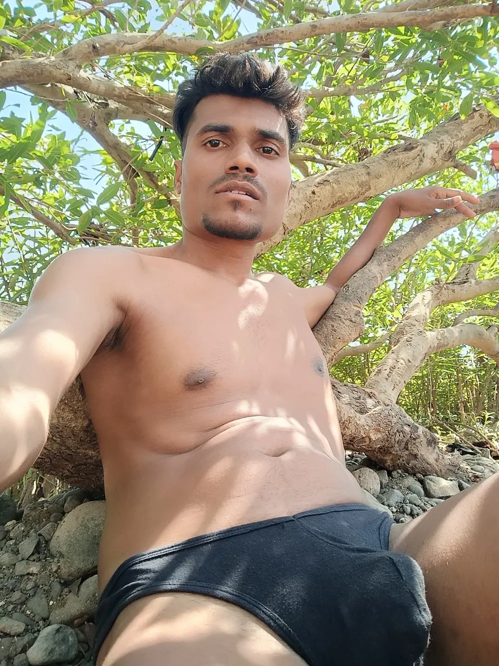 Sanju gamit on river advanture hot and sexy looking in man  #16