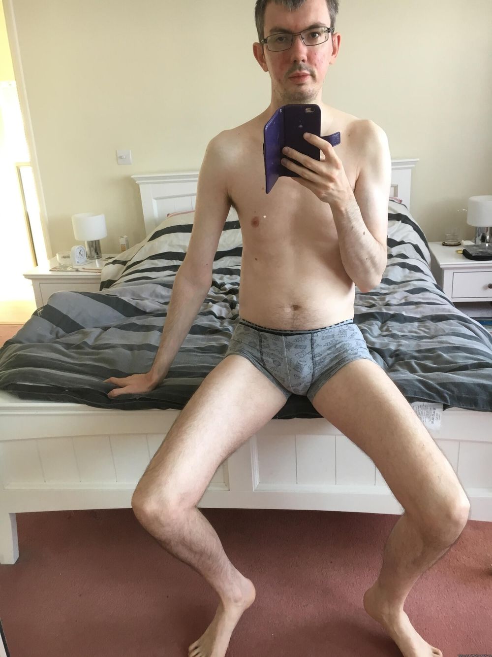 My beautiful long legs and big cock #7