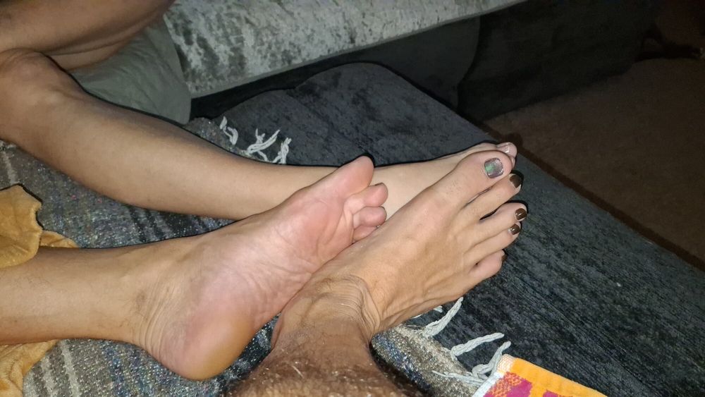 Playing footsie #6