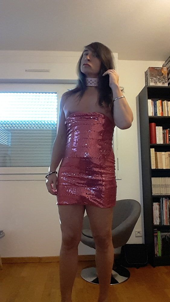 Tygra babe in her new pink dress. #26