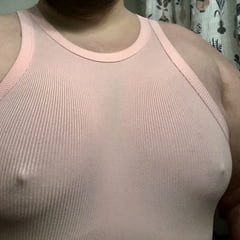 Huge pink nipples