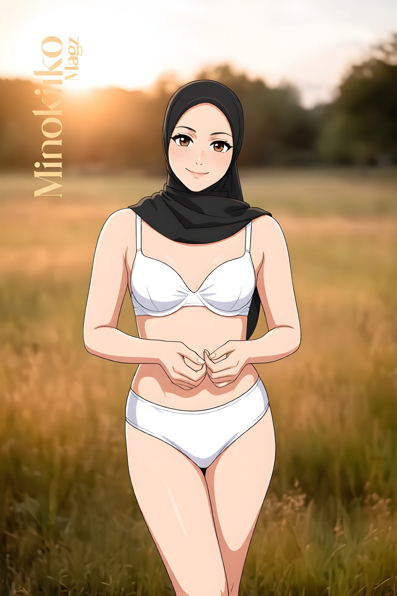 AI - Hijab Beauty Before Hari Raya - Minokiiko Magz 01 #10