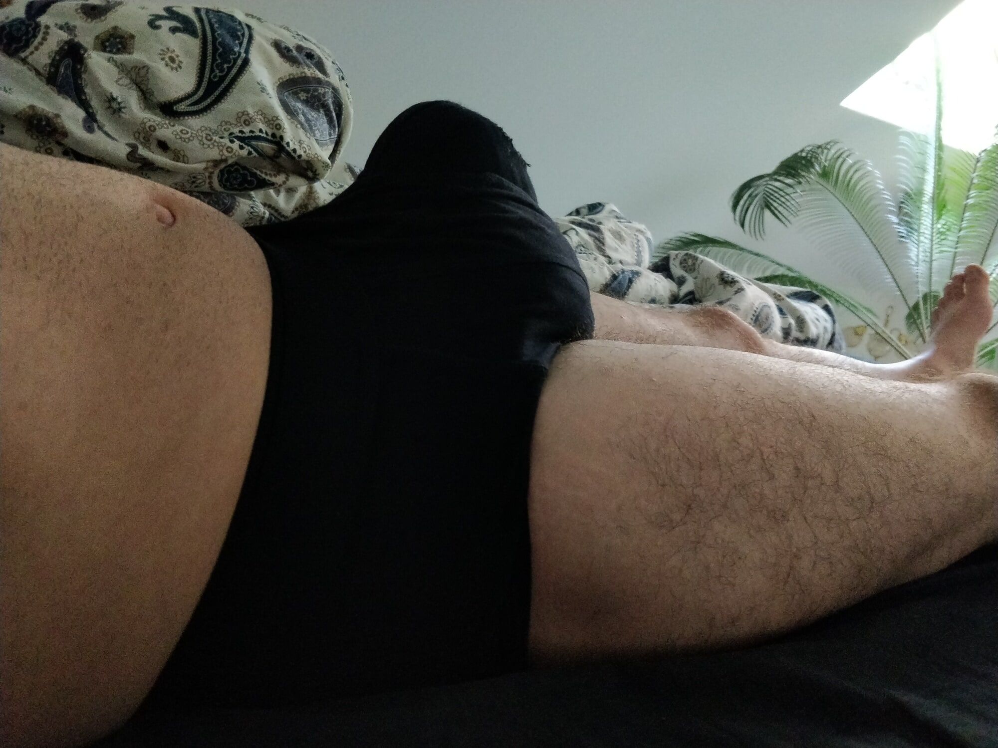 Waking up with a very hard, wet cock in my thick pad.