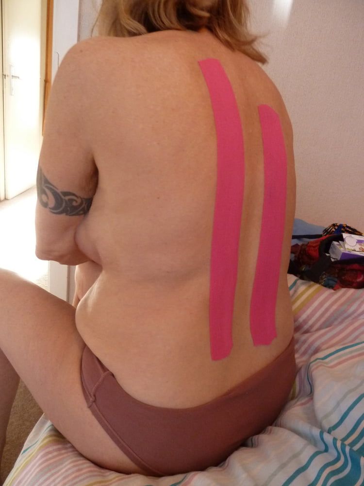 my wife's tits taped up #3