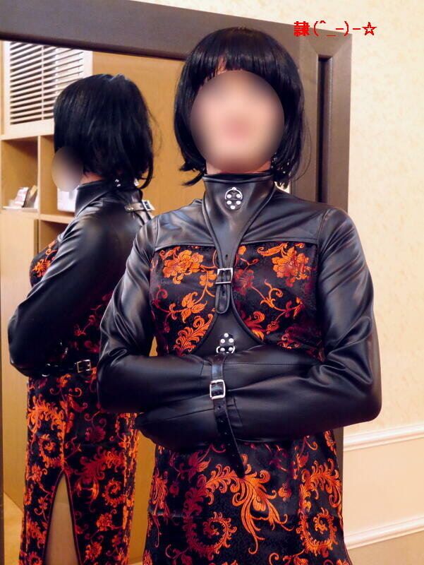 japanese crossdresser shemale straightjacket qipao BDSM 2 #15